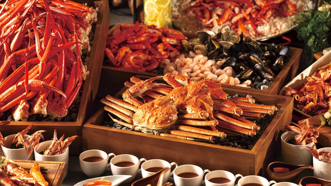 期間限定★プリプリ海鮮を満喫！カニ＆エビごちそうバイキング宿泊プラン