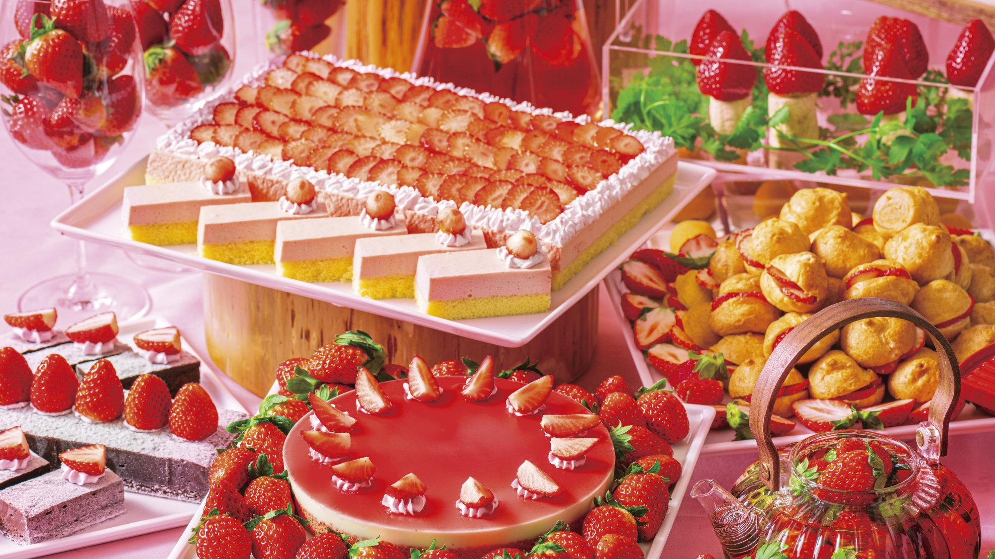 3月20日～5月10日限定「ストロベリー＆キッズバイキング」苺いっぱい！