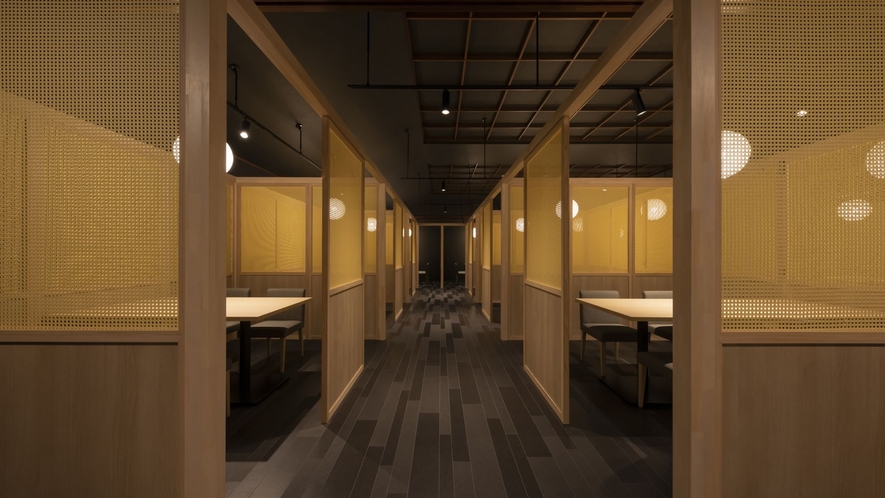 個室ダイニング「MIRAI」　新しいセミプライベート空間のレストラン