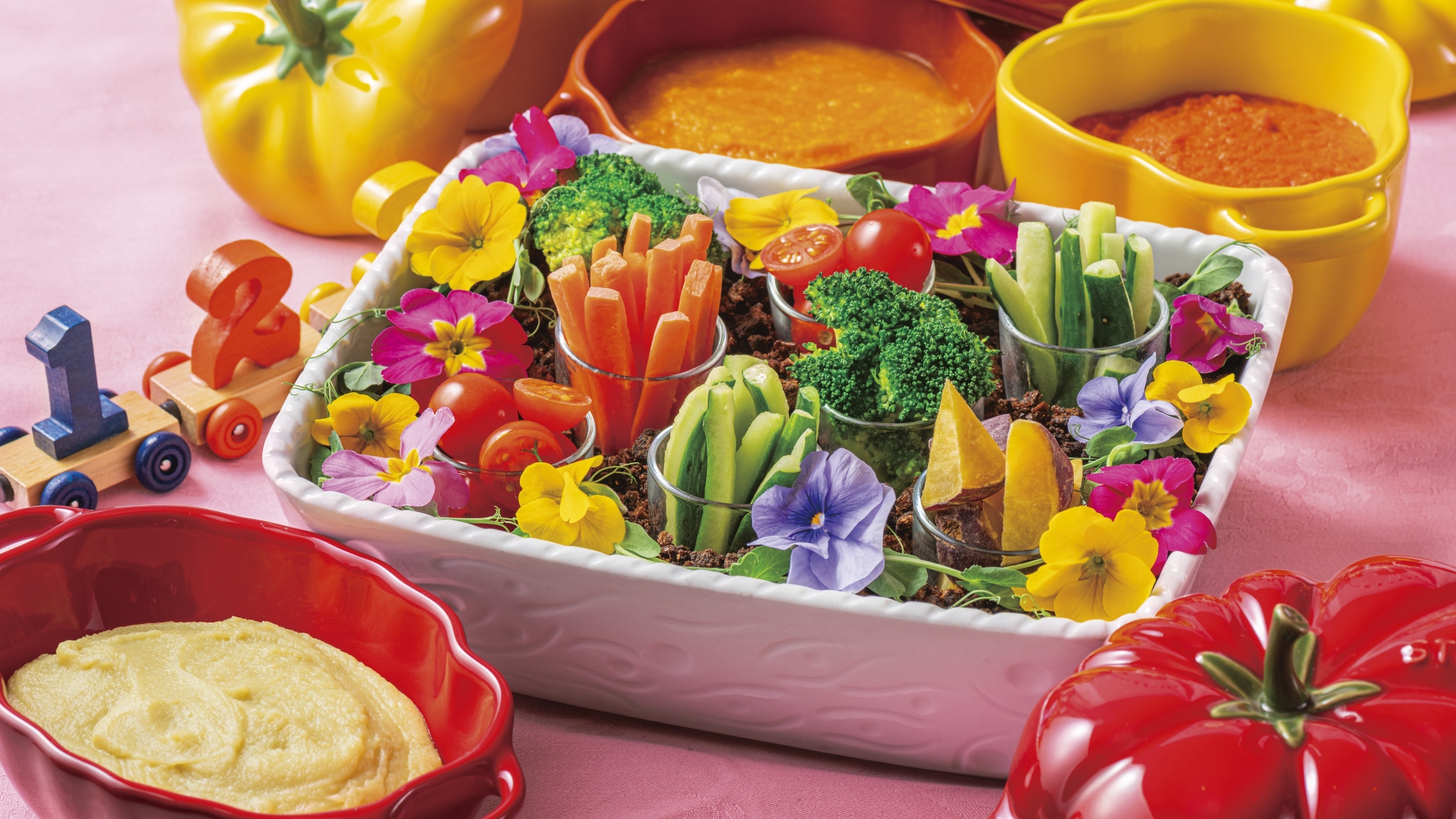 3月20日～5月10日限定「ストロベリー＆キッズバイキング」キッズ向けメニュー例