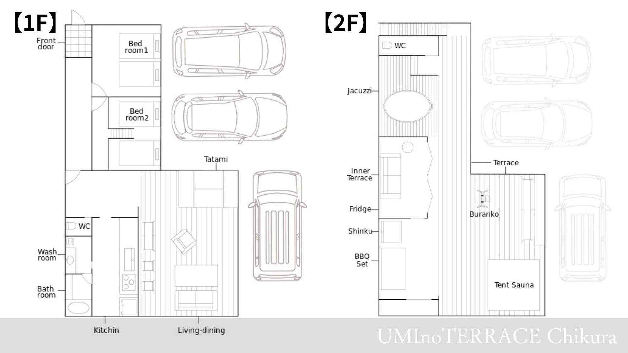 【UMInoTERRACE Chikura】館内案内図