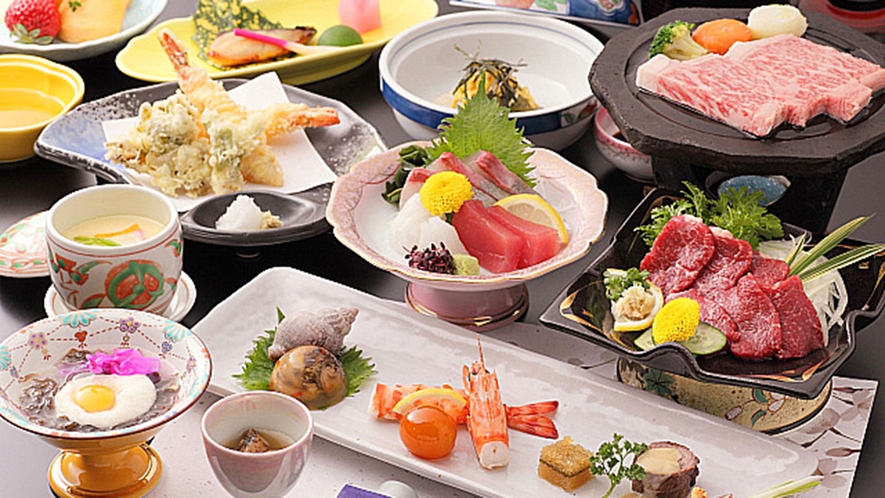 ・【夕食一例】地元熊本の素材を中心にどこか懐かしい家庭的な料理を毎日手作りでご用意しております