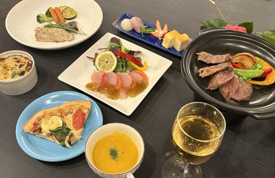 「くりはら洋風会席御膳とイワナ朝食」の大満足グルメプラン
