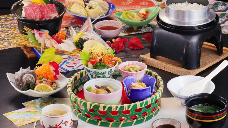 【１泊2食】壱岐グルメを贅沢に・・・壱岐牛＆地元海鮮のお造り〜壱岐会席〜