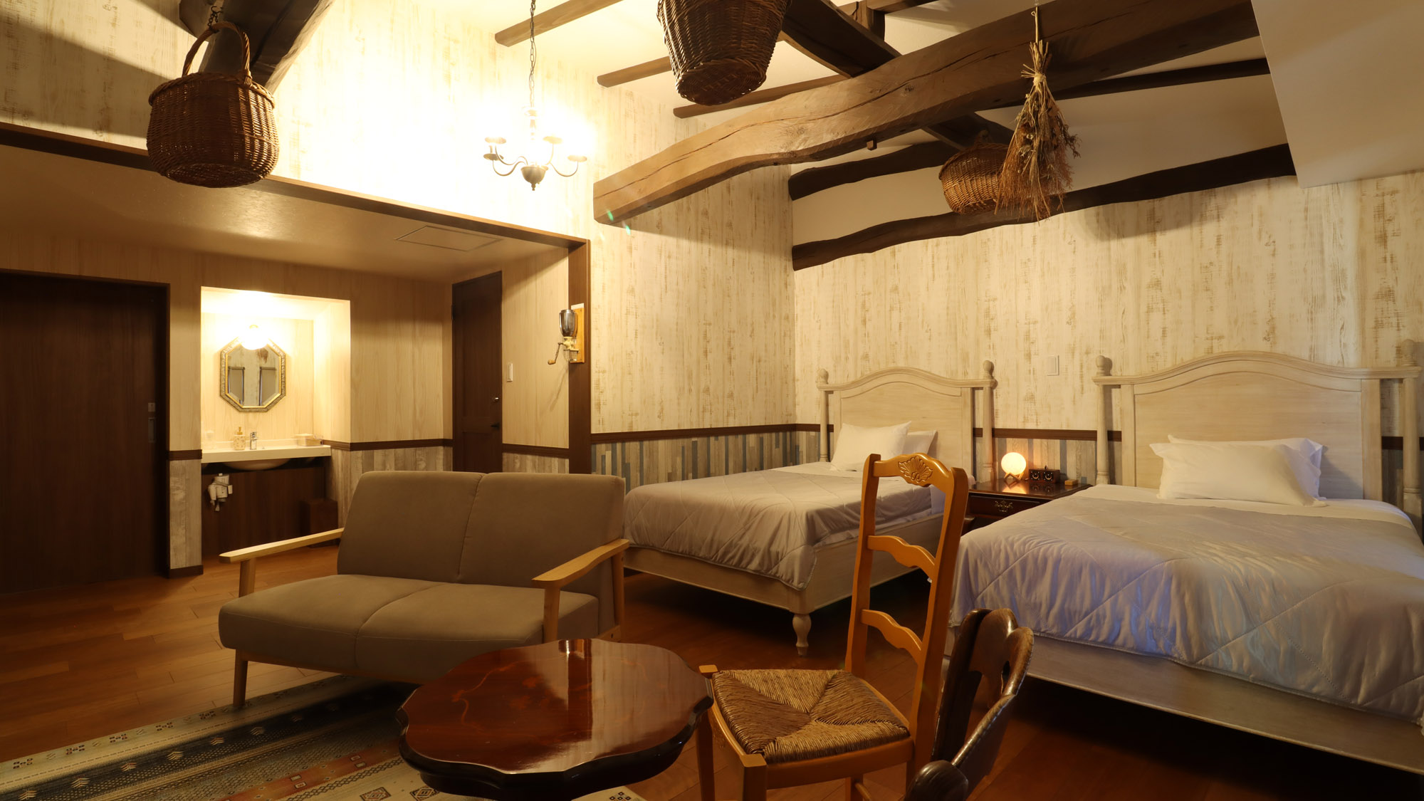 【カントリー】穏やかな時間が流れる、やすらぎの客室