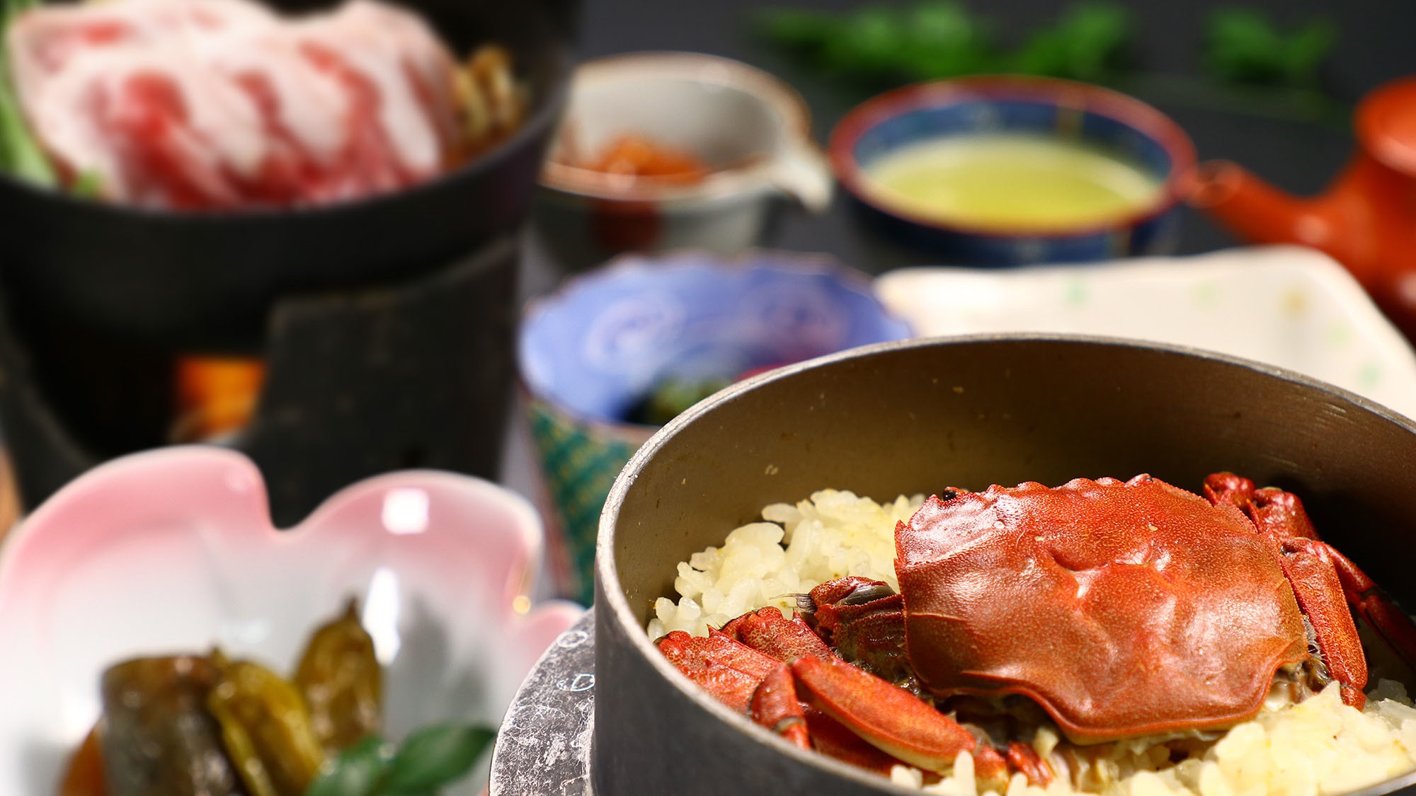 天城四季の食材◇季節の釜飯・猪鍋など山の幸を堪能♪おまかせコース-２食付-