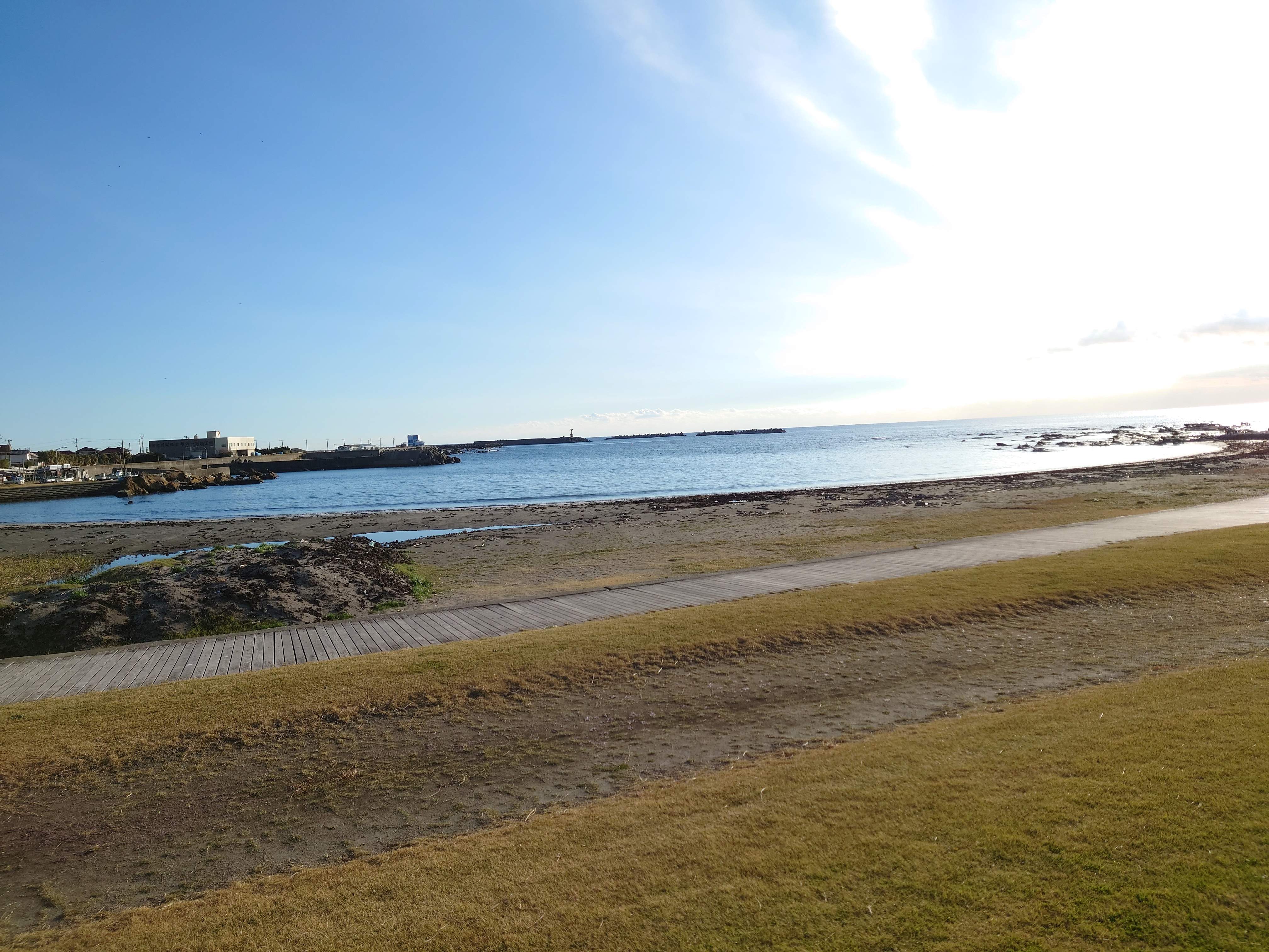 目の前は海水浴場、Myビーチサンダルを忘れずに！