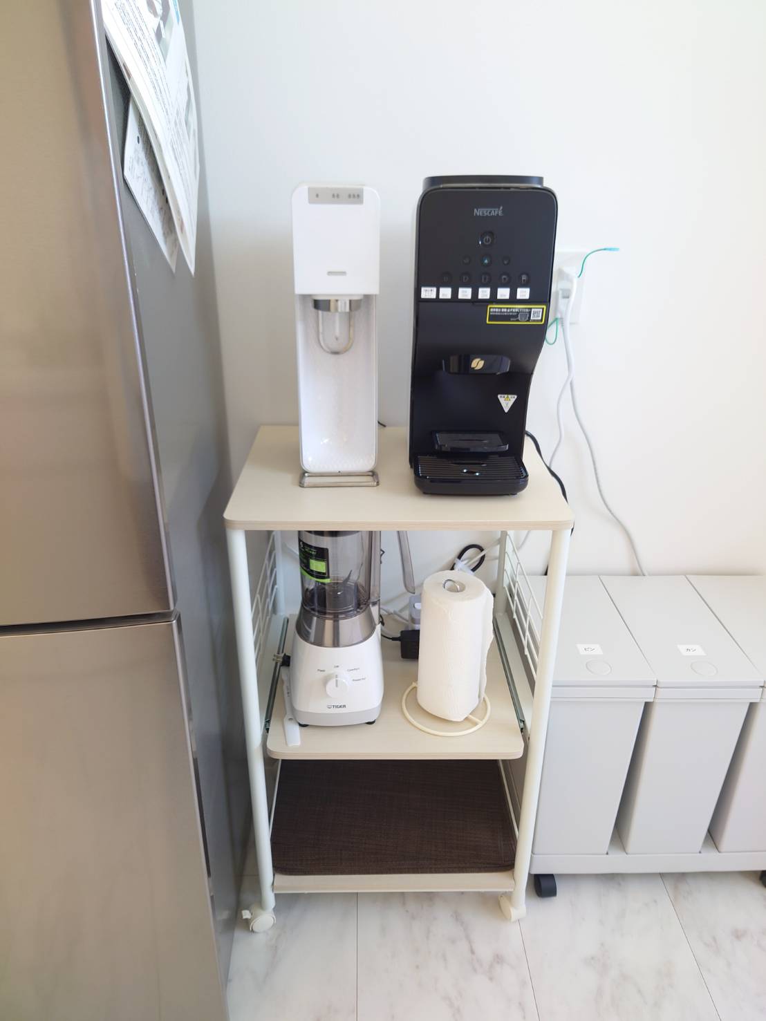 ソーダストリーム・ネスカフェバリスタデュオ・タイガー魔法瓶ミキサー