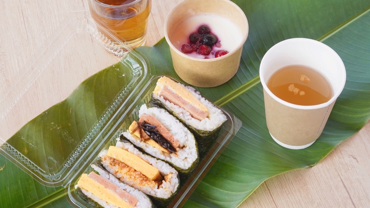 【男性専用/ドミトリー】【朝食付】3種のポーク玉子おにぎりセット付き！☆禁煙