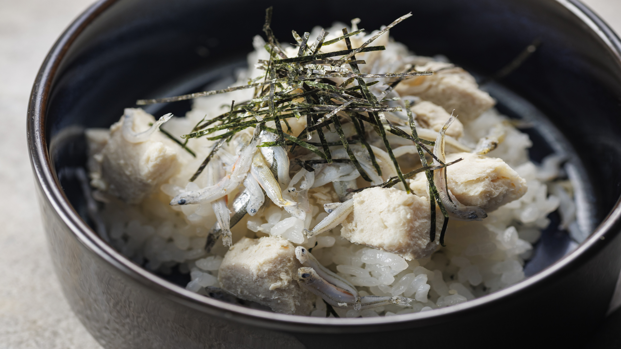 わんちゃんメニュー　まぐろとシラスのお茶漬け