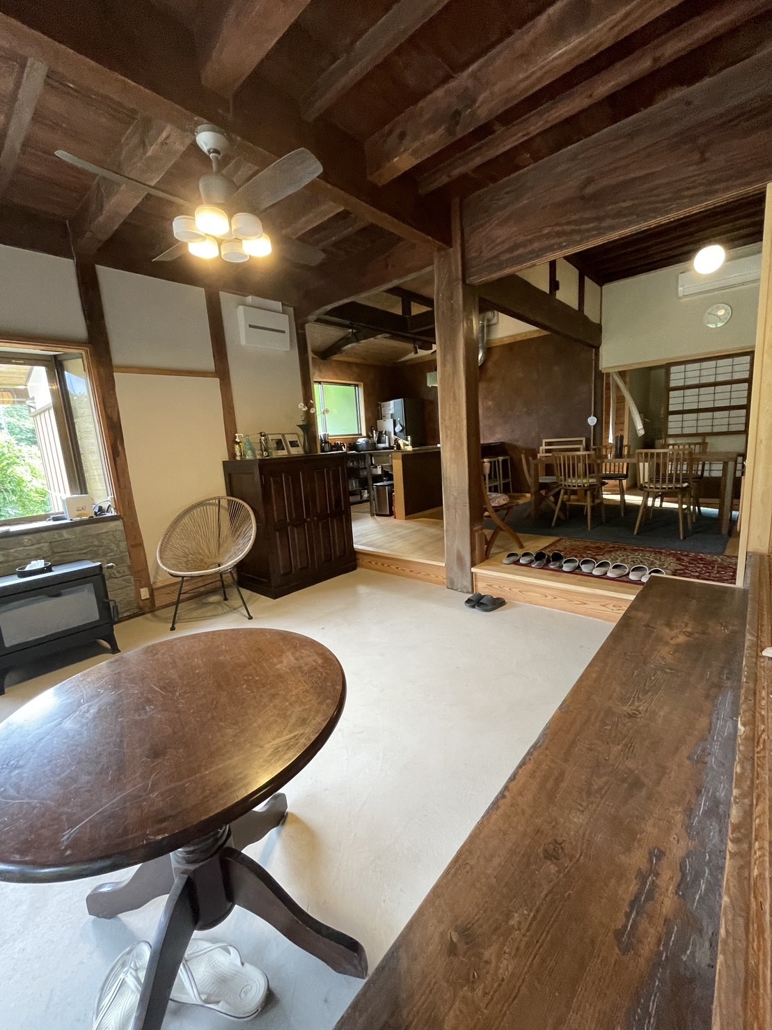 キャンプ気分、森林浴、焚火、BBQ、欲張さん【レイトチャックアウト】快適フルリノベーション古民家宿　