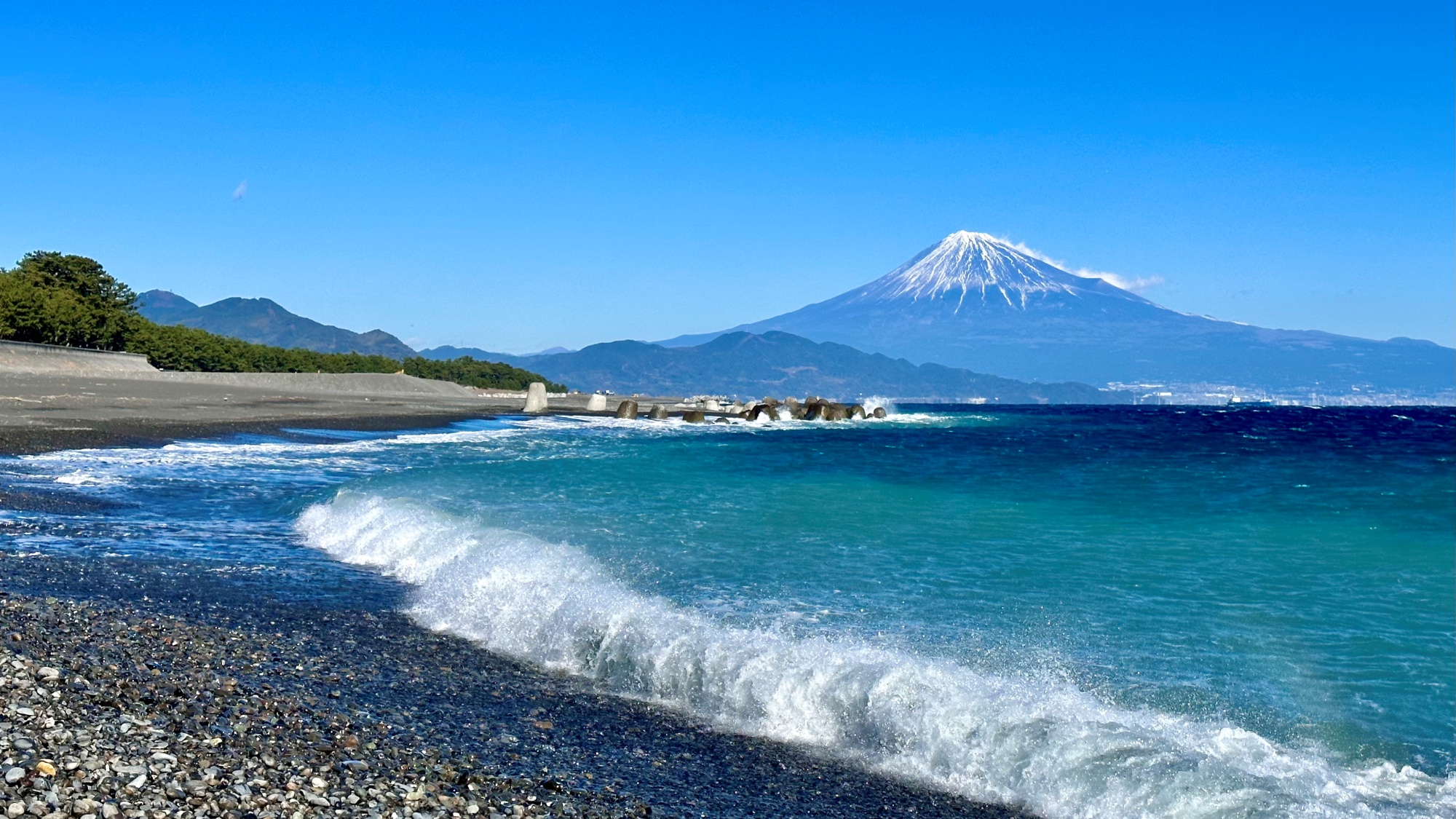 世界文化遺産「三保の松原」まで車で20分