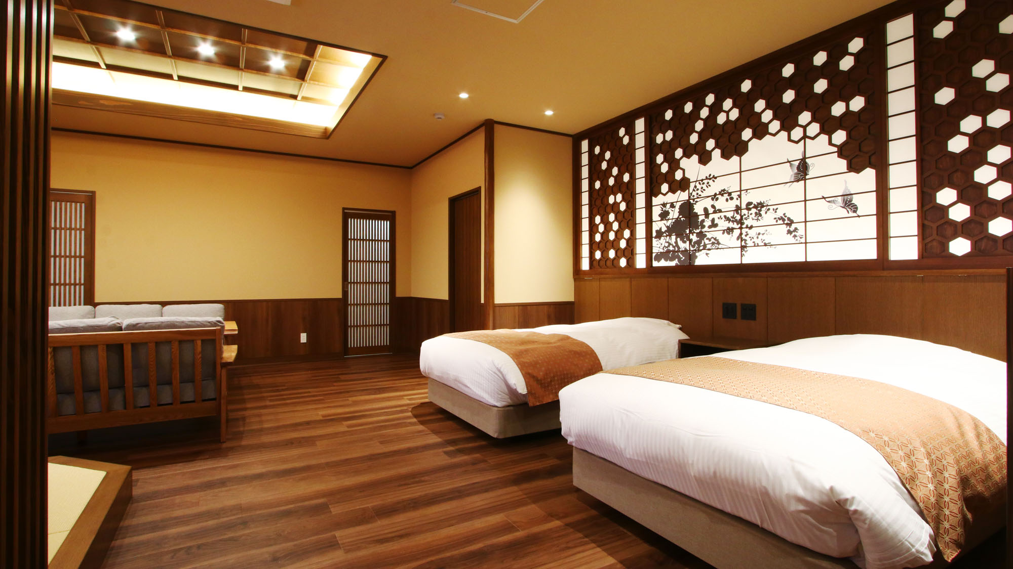 影月亭-漆-■蝶と花が舞う上質な和空間