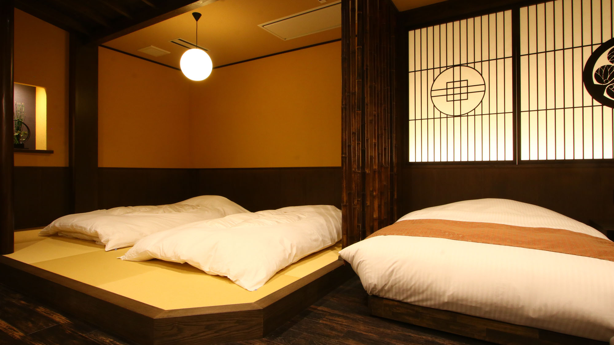 葵風庵-陸-■3名様以上は畳にお布団を敷きます