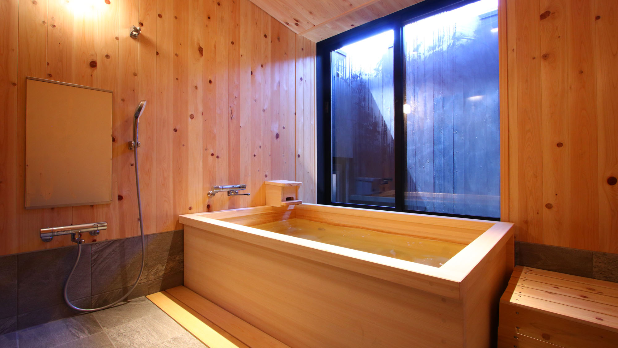 葵風庵-伍-■檜半露天風呂