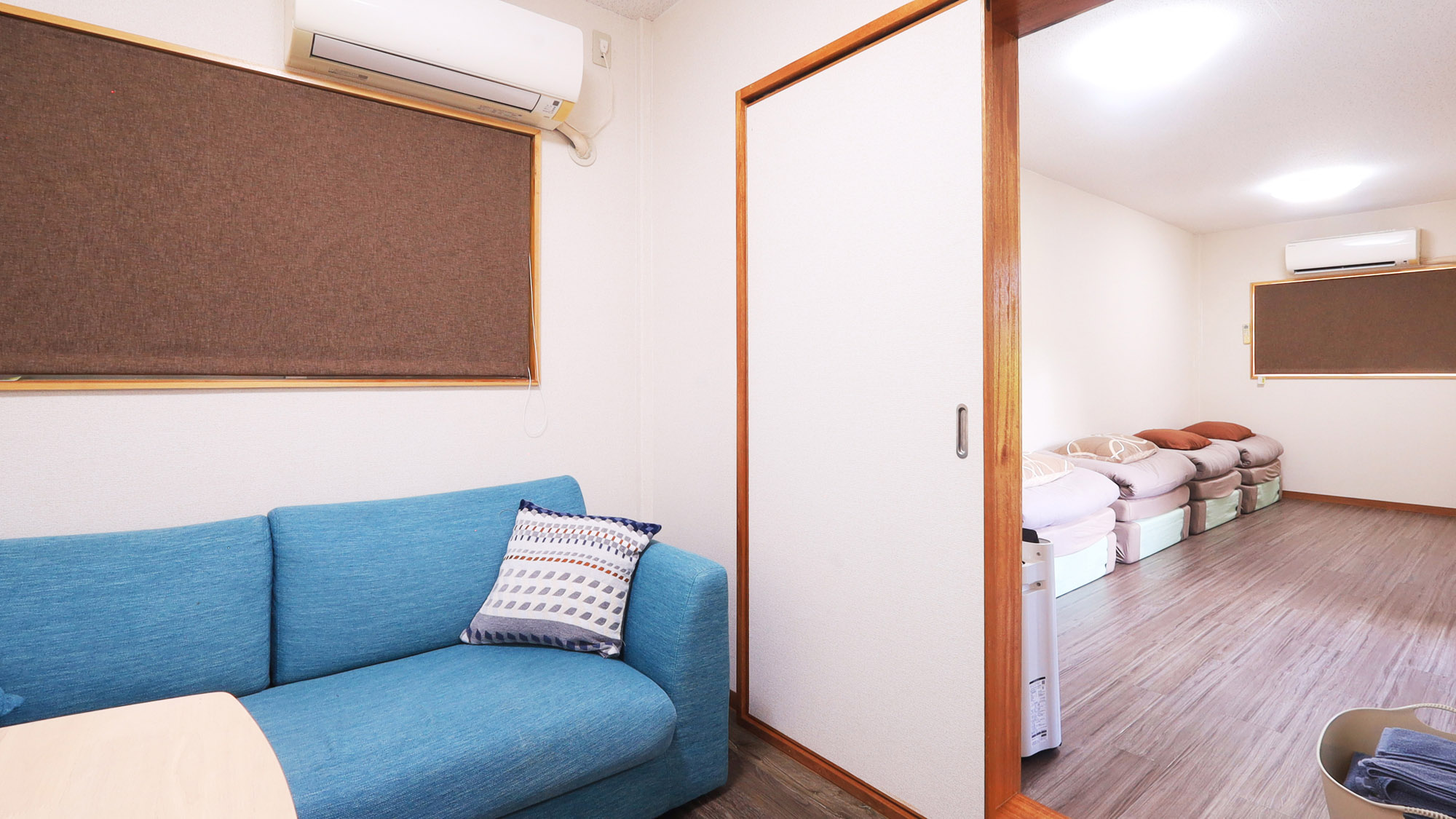  2間の広々仕様です。