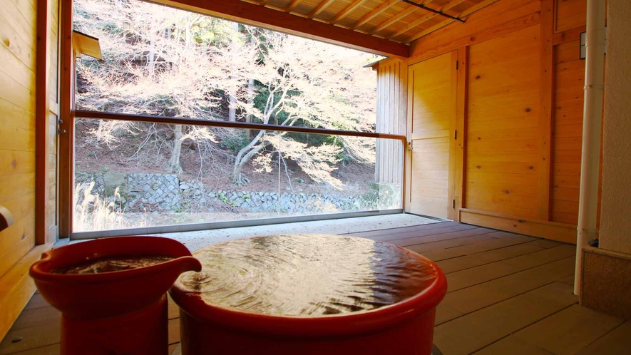 風呂-大-■露天風呂は源泉温度をそのままお楽しみいただけます