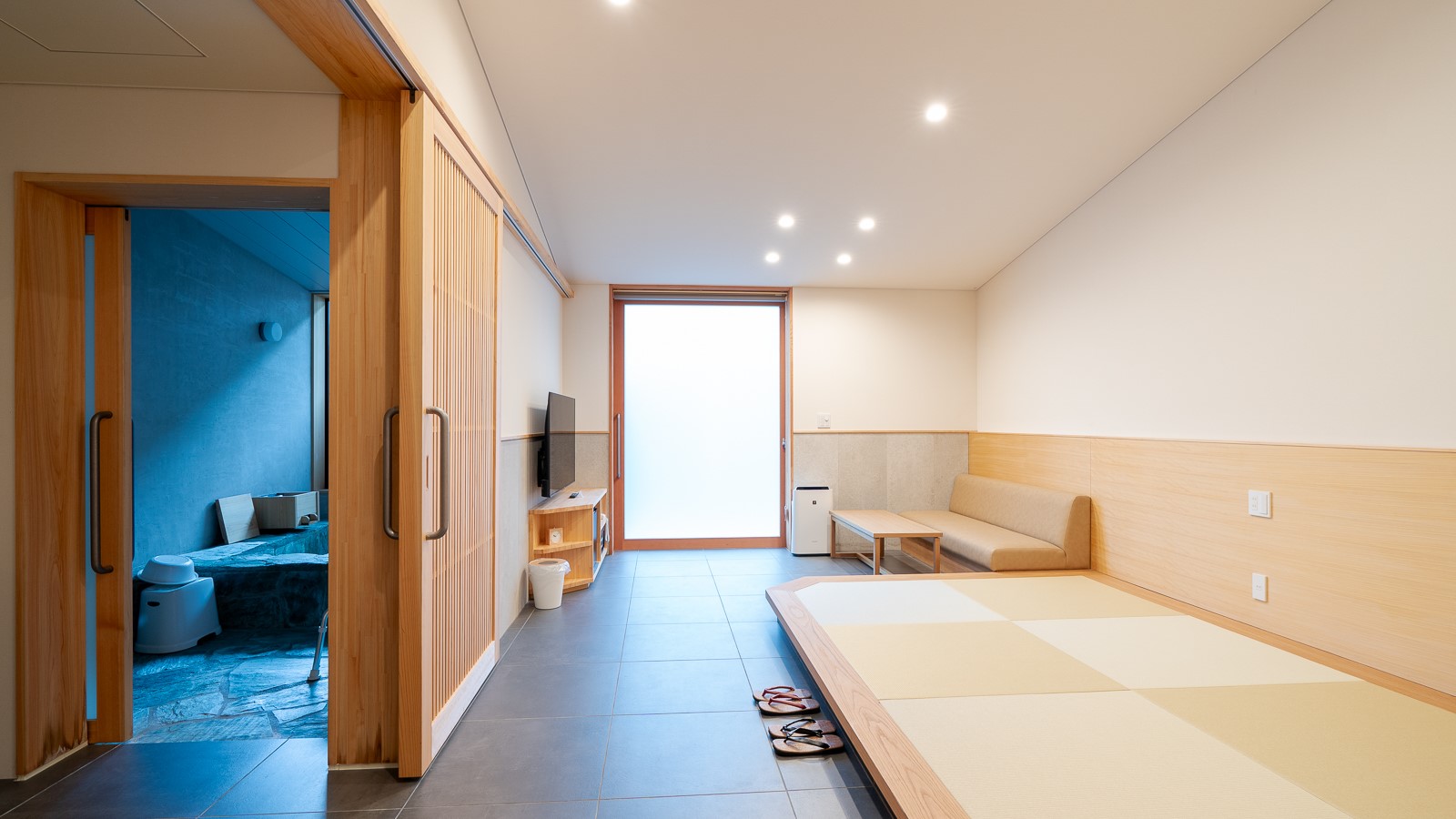 【光303】内風呂付き。和室タイプのお部屋（客室例