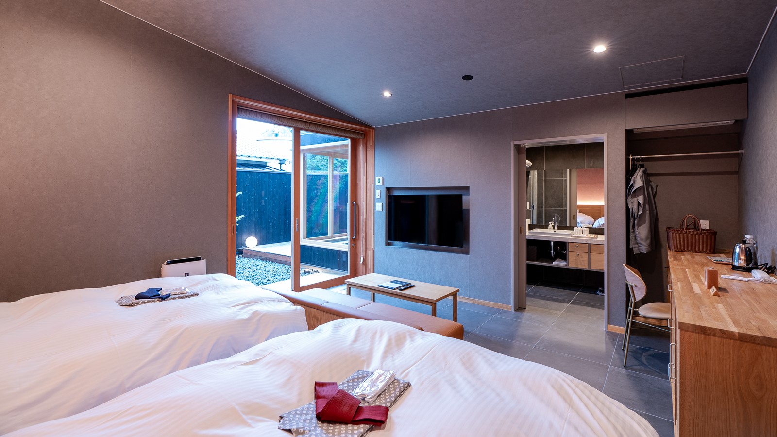 【光301】36.4㎡のゆったりとしたツインルーム（客室例