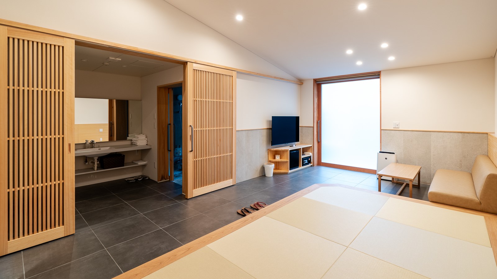 【光303】内風呂付きのバリアフリー客室（客室例