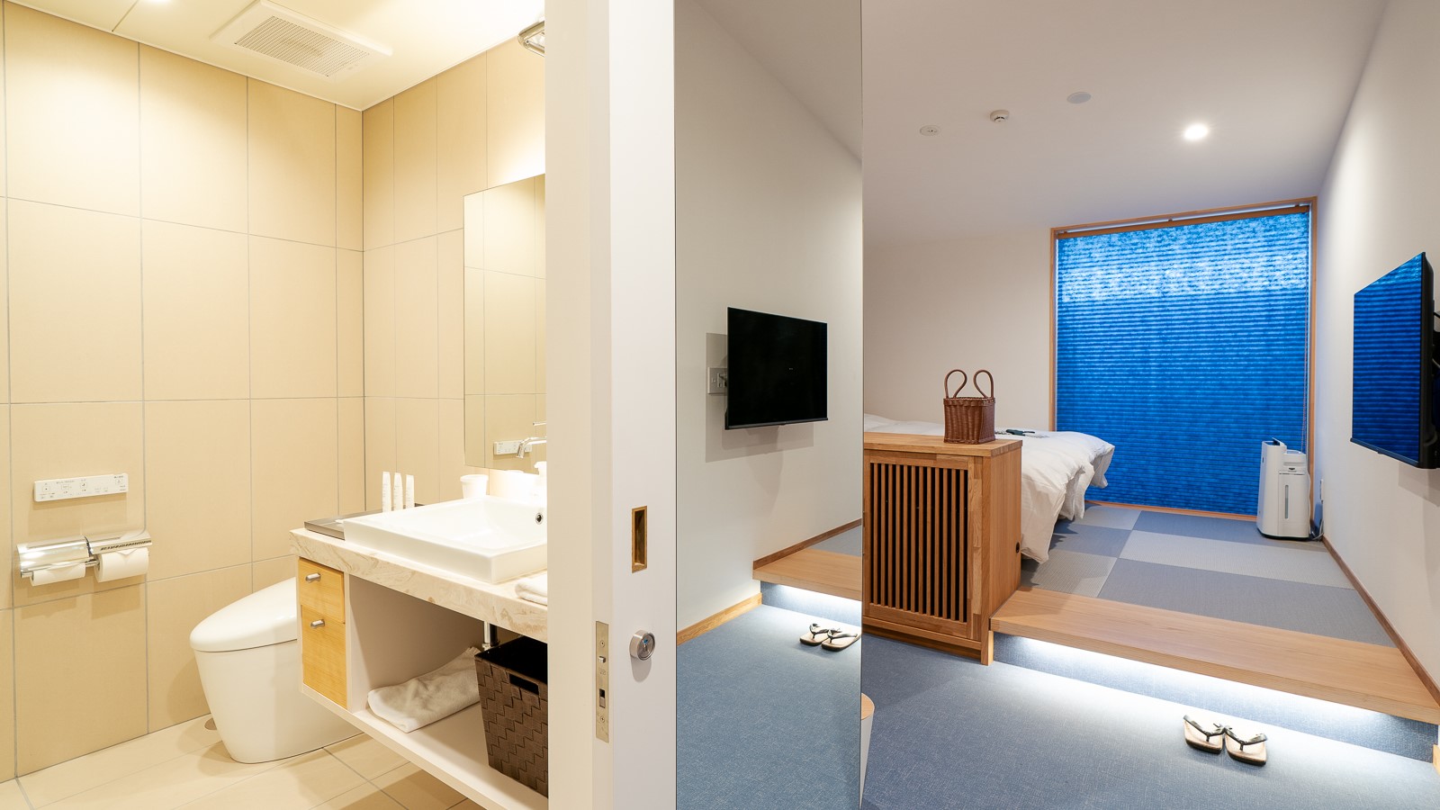 【風202】ツインルーム／シャワーのみ（客室例