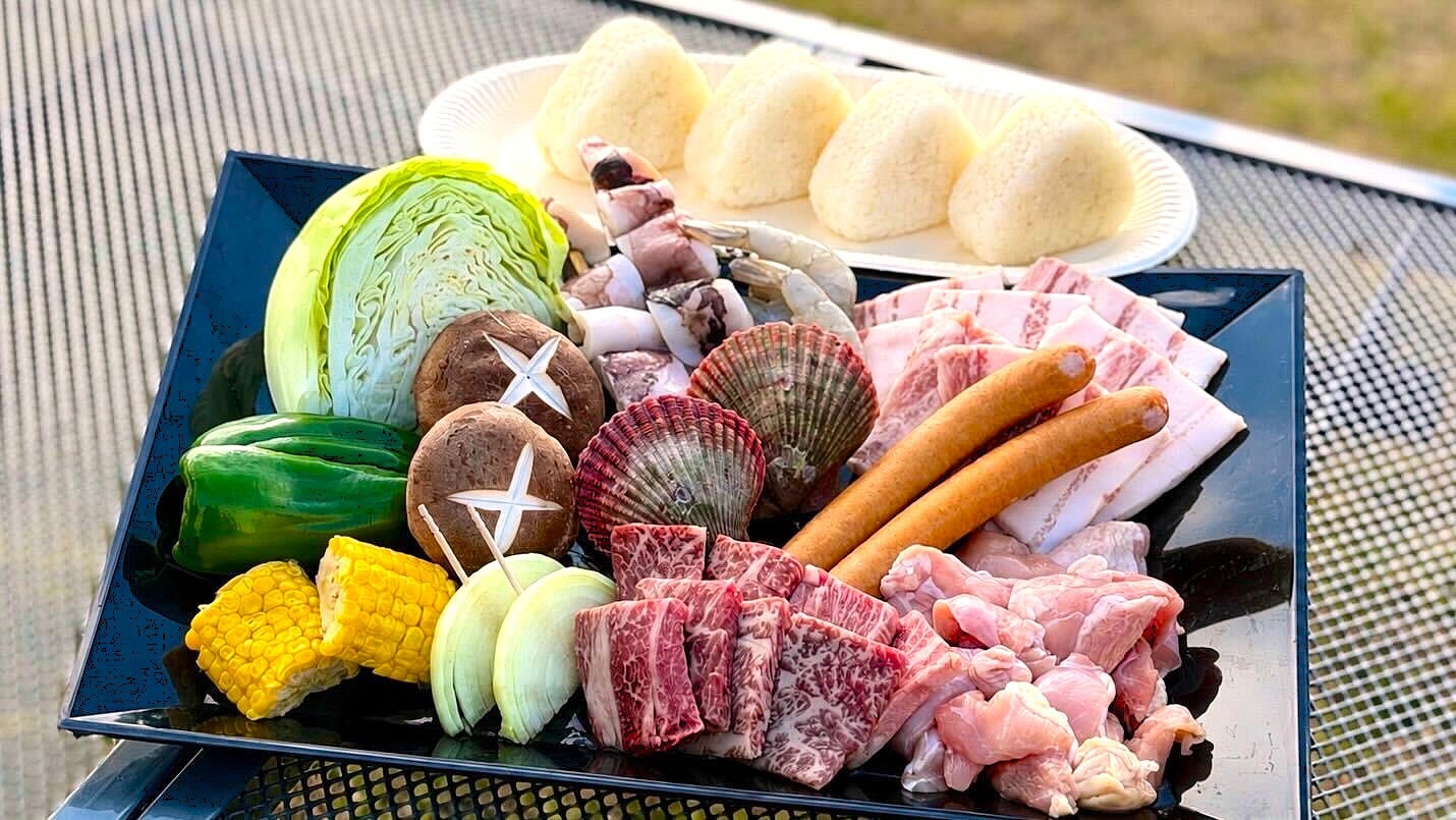 【お得に満喫できるBBQプラン♪】肉＆海鮮＆野菜を楽しむ贅沢BBQ＜夕食のみ＞