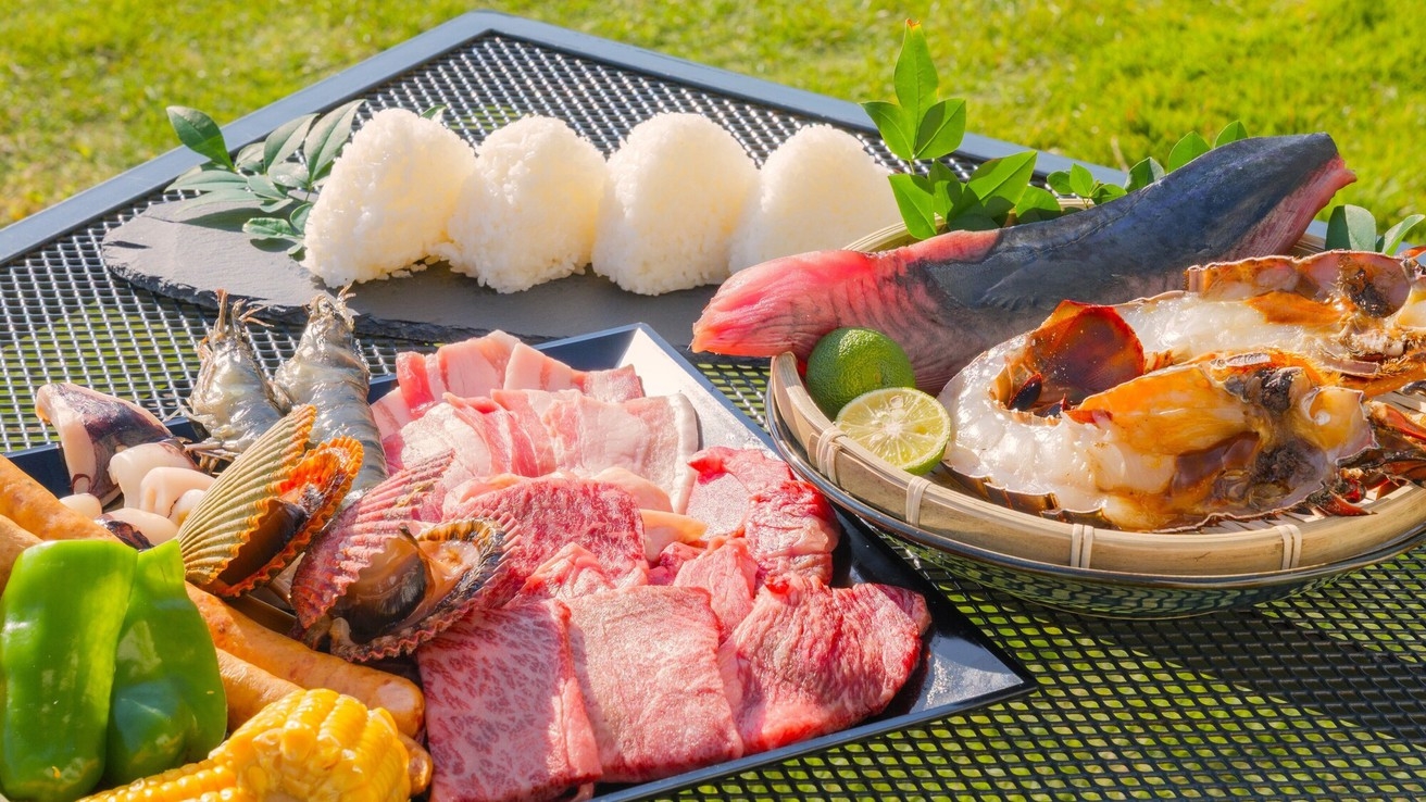 【冬割25％OFF×プレミアムコース】伊勢海老×カツオたたき作り×BBQ★朝食ピザ焼き体験＜2食付＞