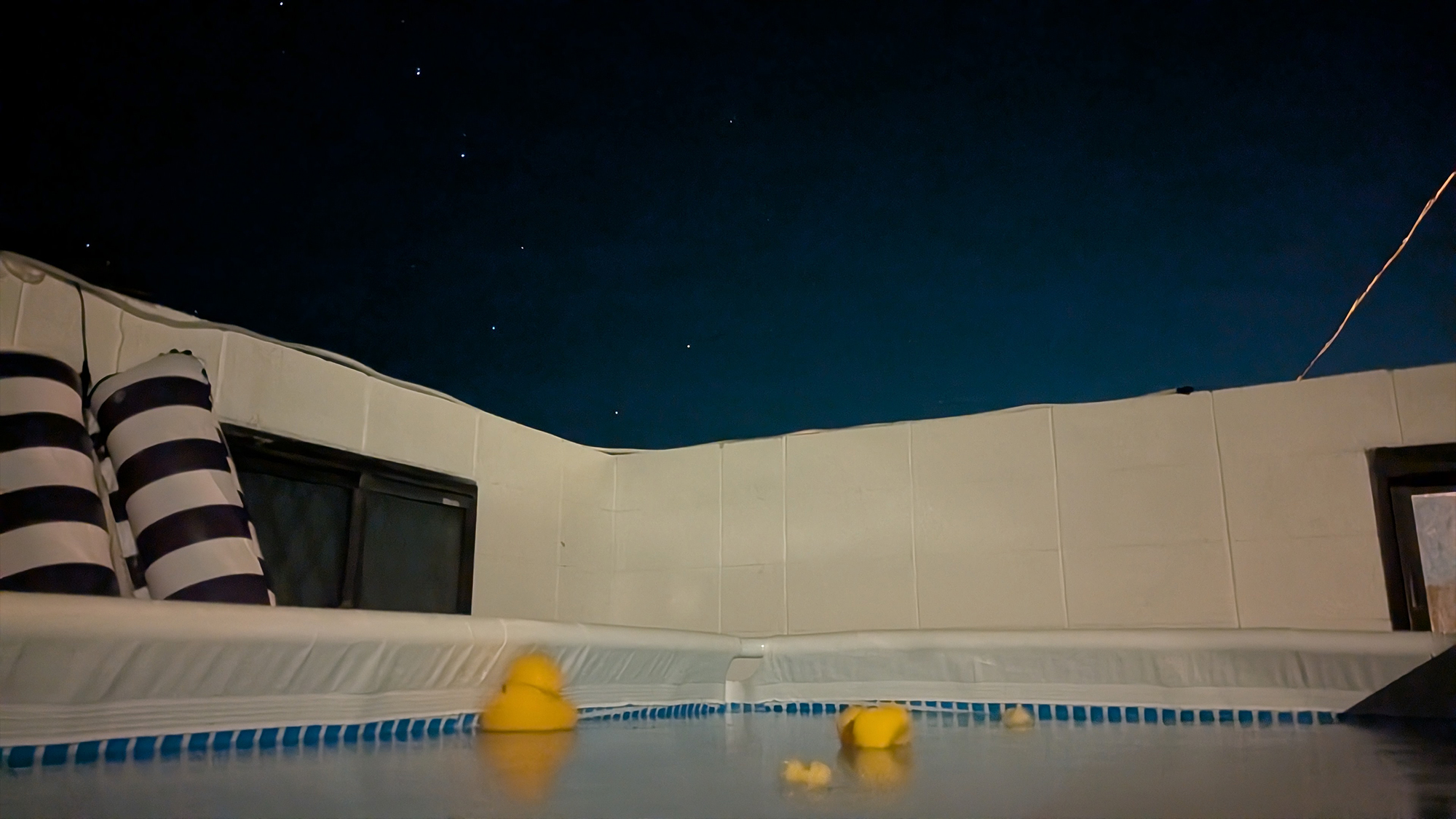 当館から眺める星空