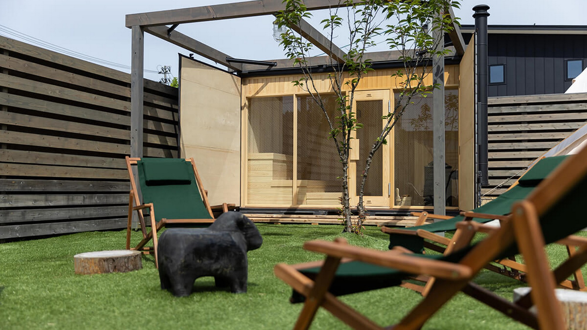 フィンランド式サウナはご宿泊のお客様の貸切