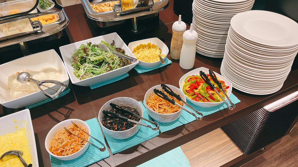 ■朝食ビュッフェ（食材は不定期で変更になります）