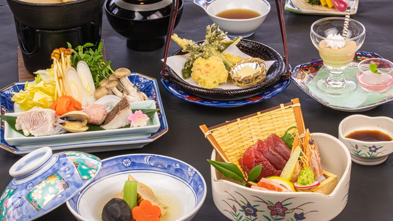 【少量美味プラン】2024年4月ReOPEN〜ご夕食は量控えめの特別献立をご用意いたします〜