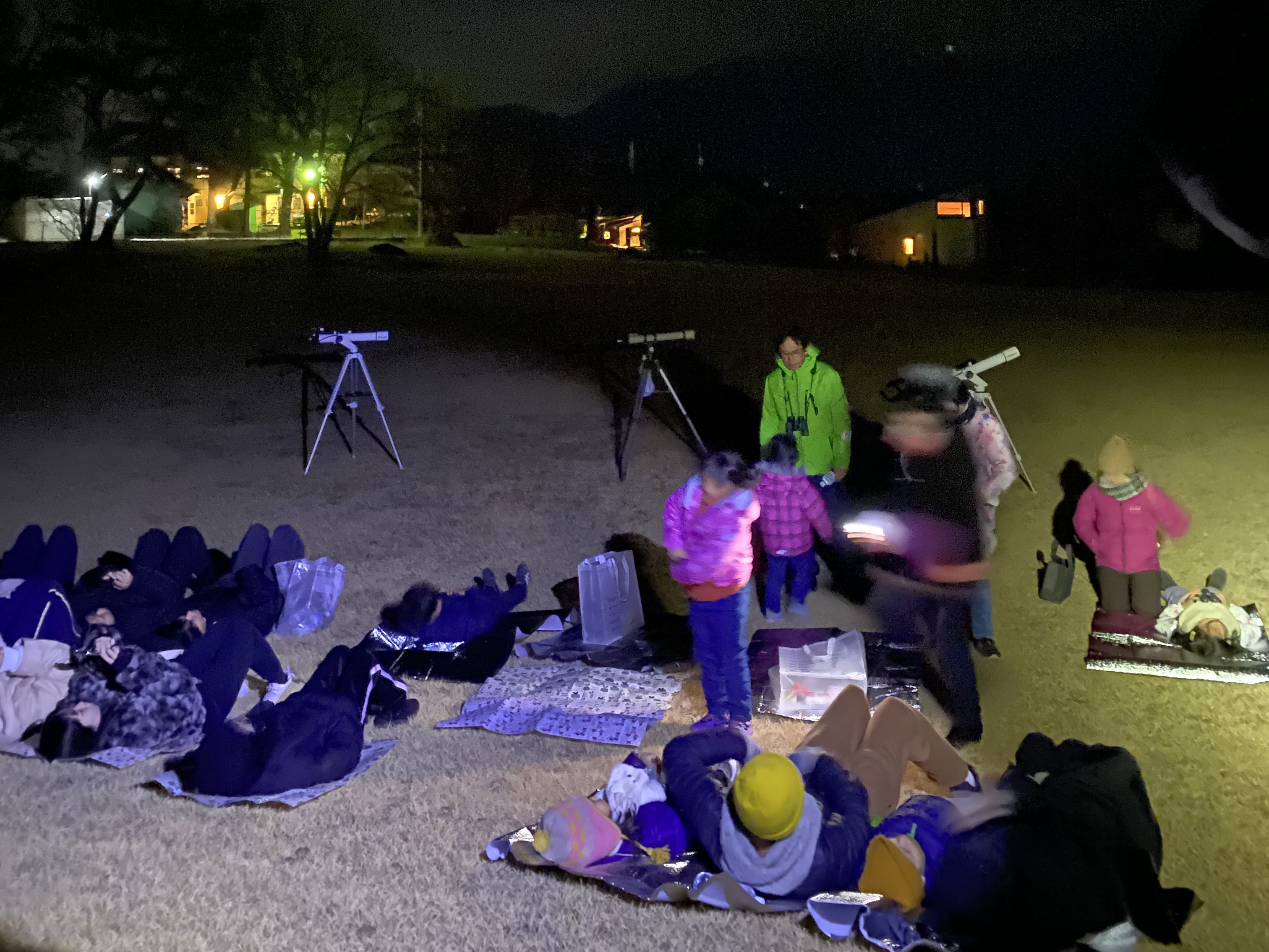星空観察イベントの様子