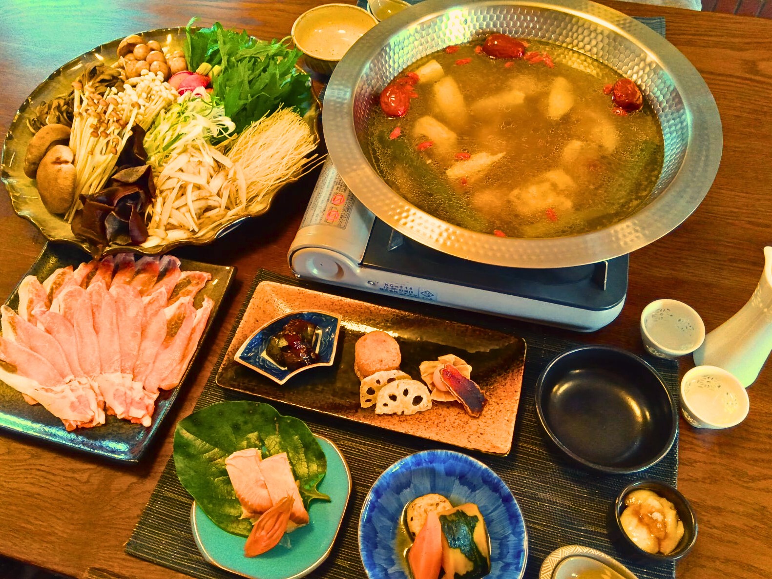 薬膳風きのこ鍋