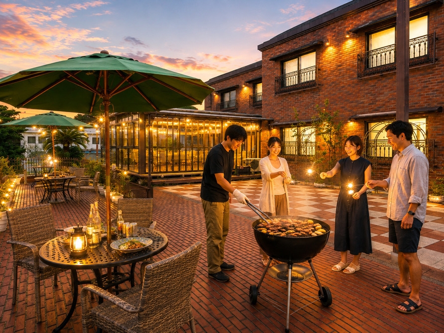 【8/15〜9/30限定】夜まで楽しめる♪貸切温泉＆花火＆焼きマシュマロ付き夏の思い出プラン（素泊）