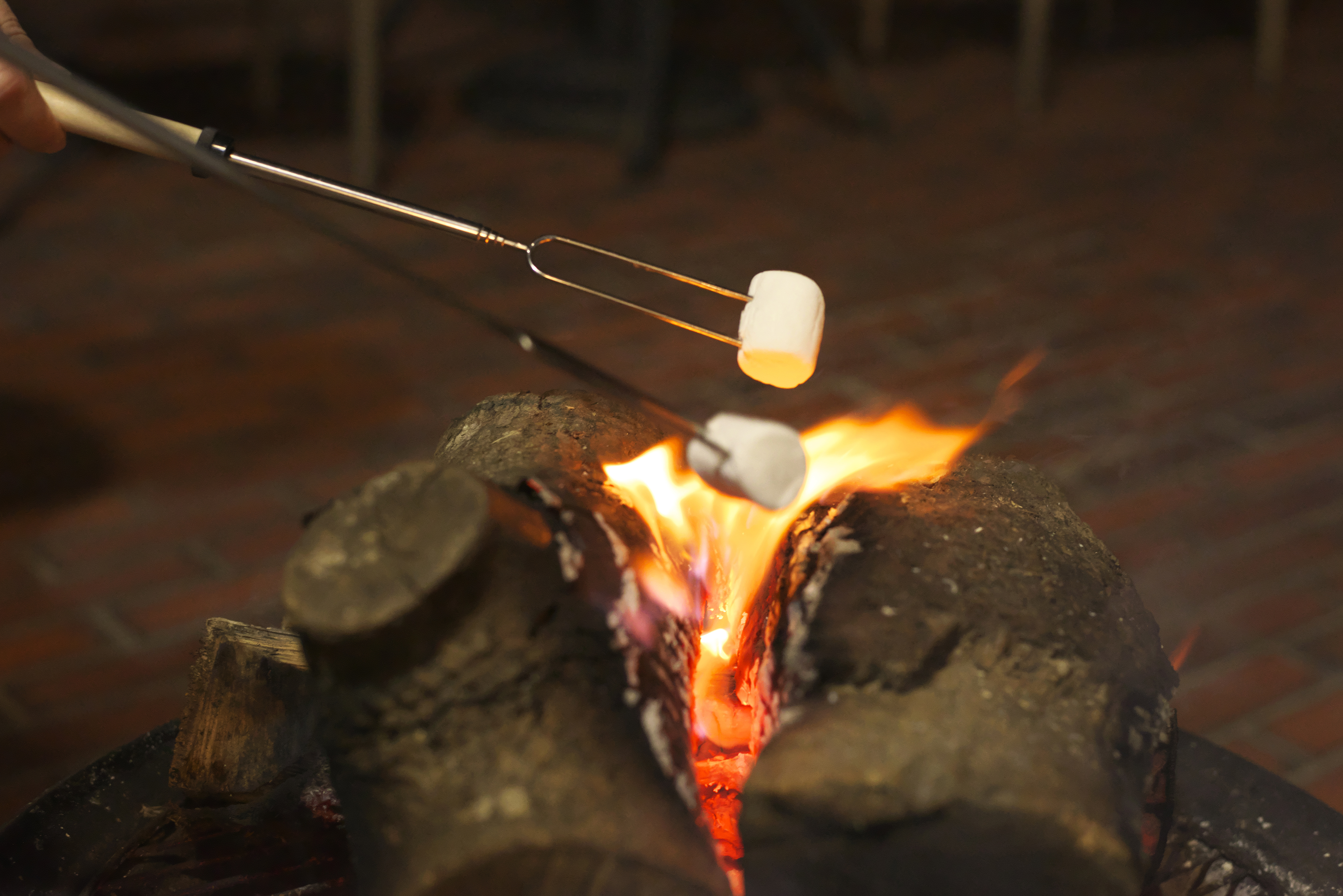 【テラス】寒い季節限定の焚火※毎日開催、天候等で中止の場合あり