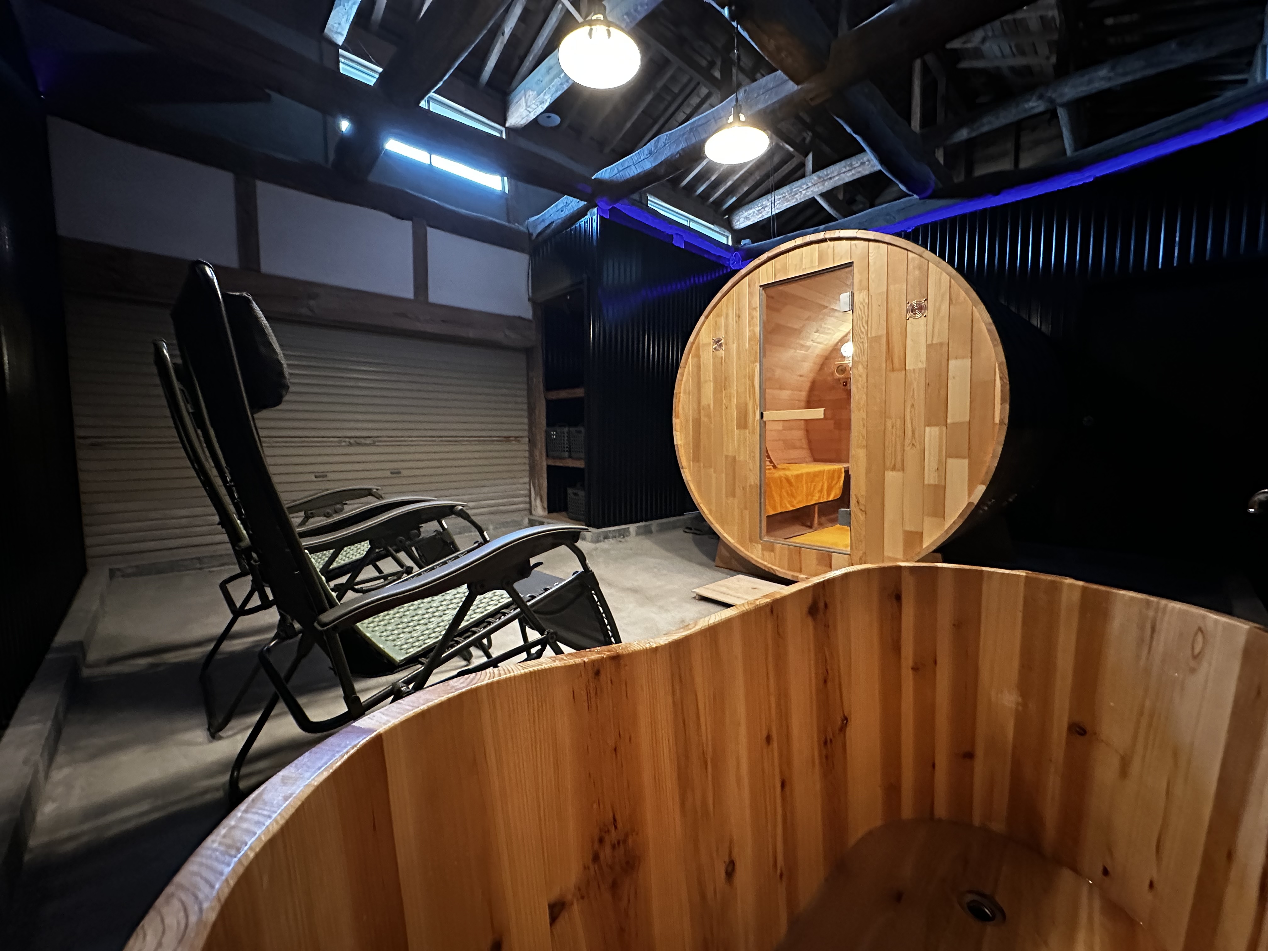 水風呂も完備！