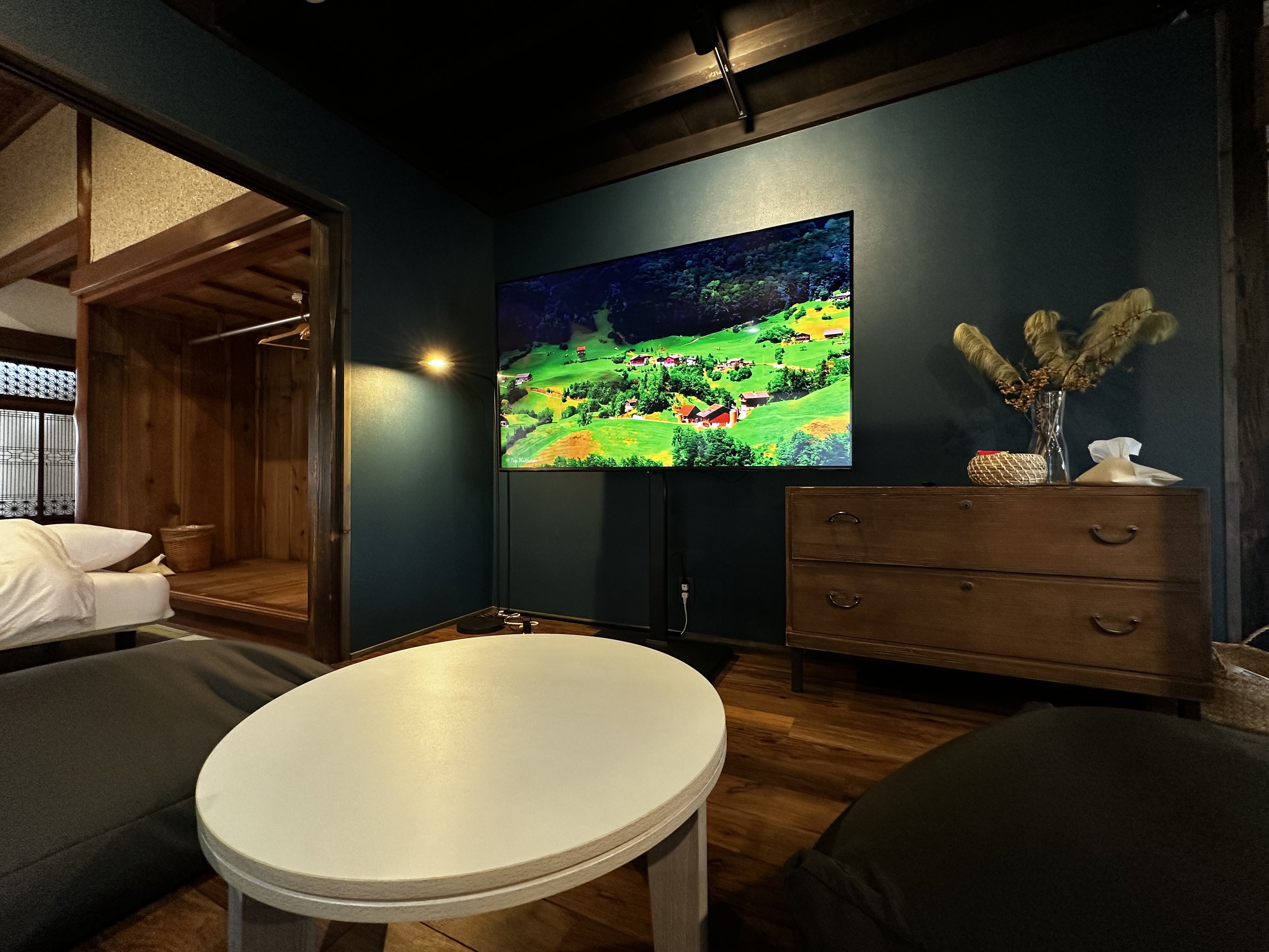 4K65インチの大画面テレビ