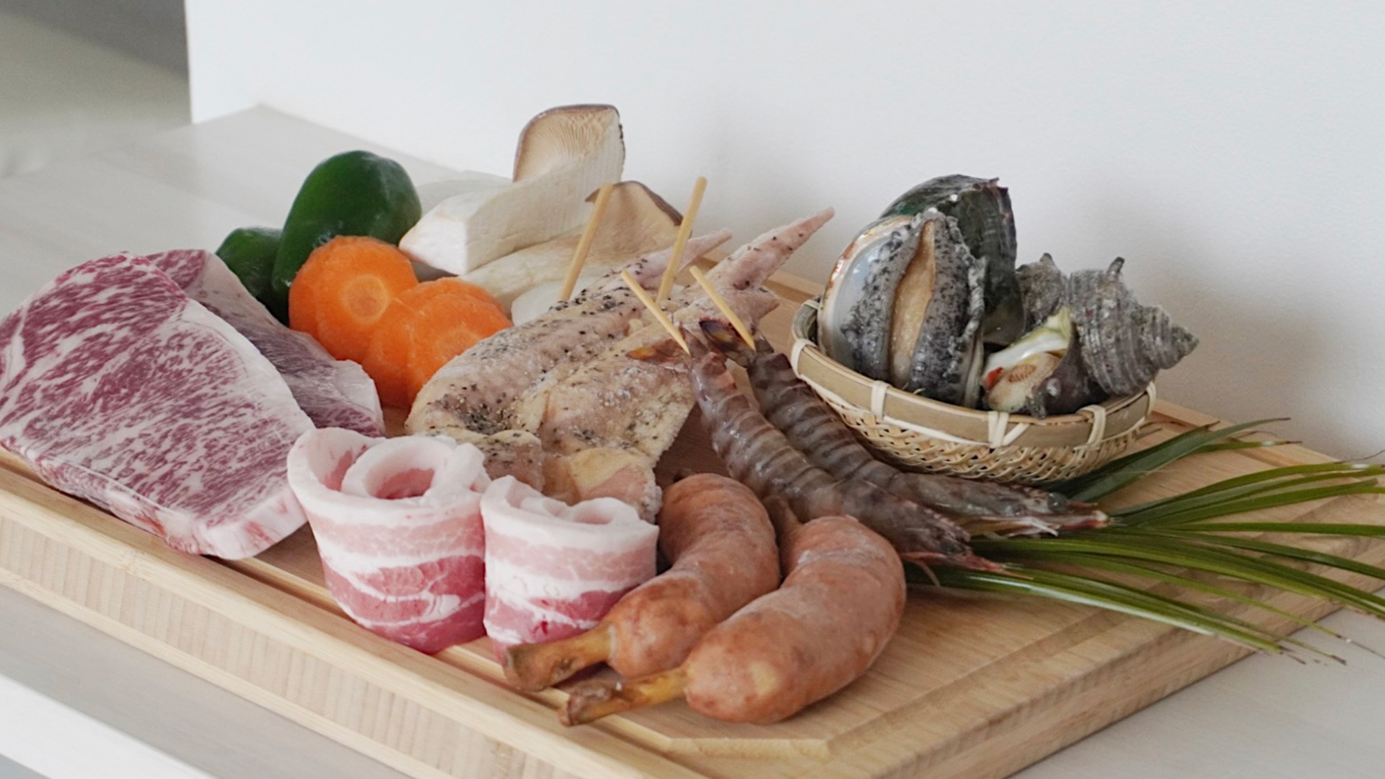 【満喫BBQプラン】アワビ・車エビなど新鮮な海の幸×A5天草黒毛和牛ステーキ付！＜夕食付＞