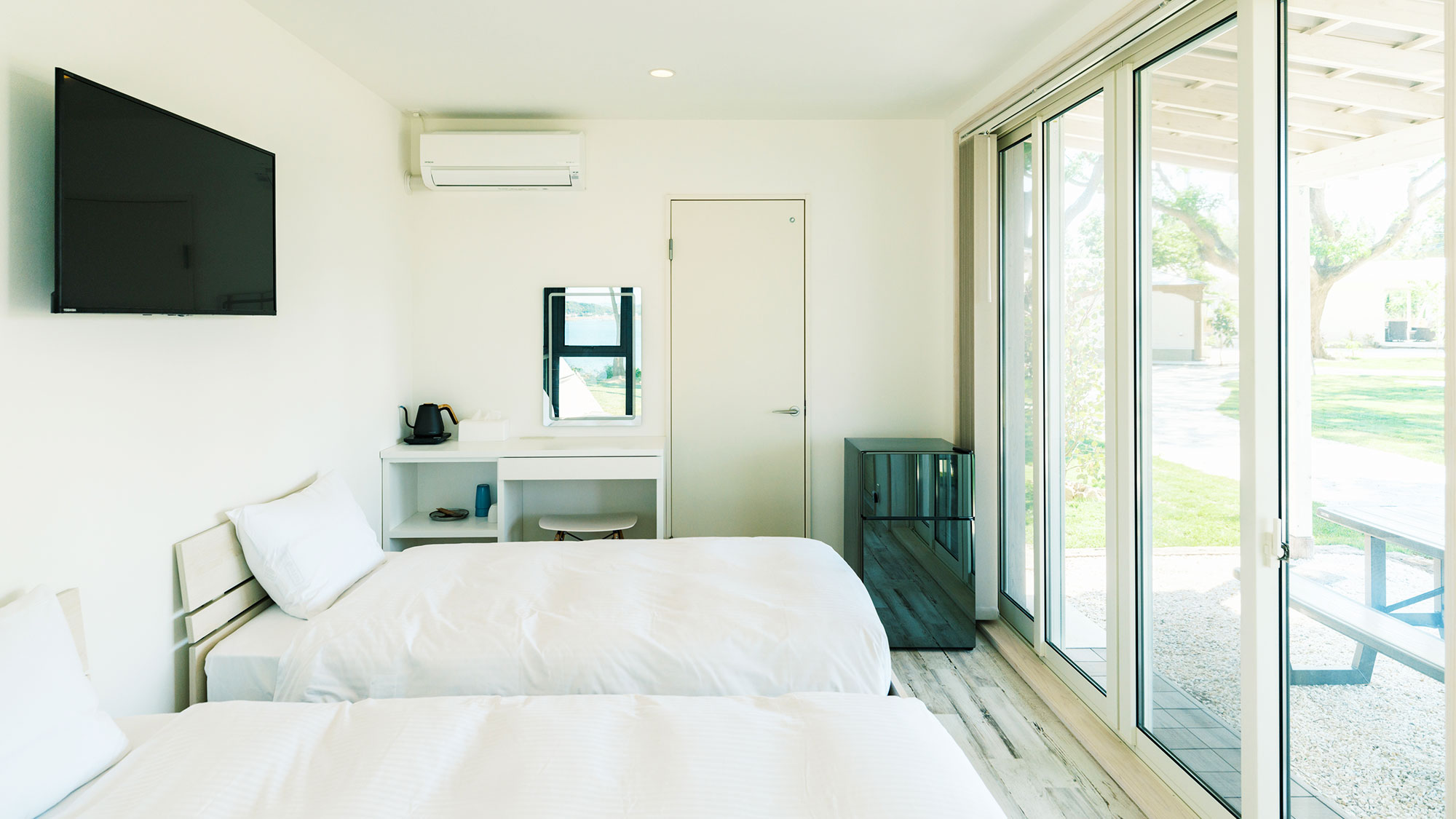 【クルーザーコテージB／41.21㎡】コンパクトながらゆったりリラックスできる設計。