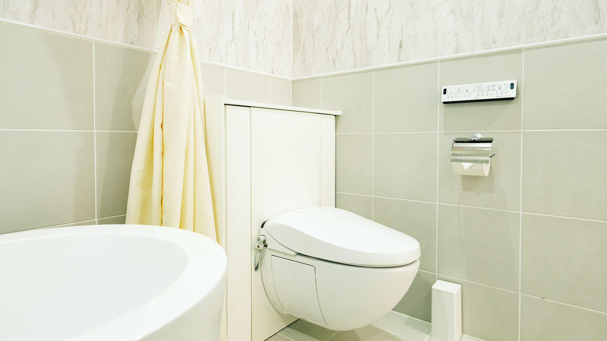 【ヴィラB／72.04㎡】清潔感あふれるバスルーム。