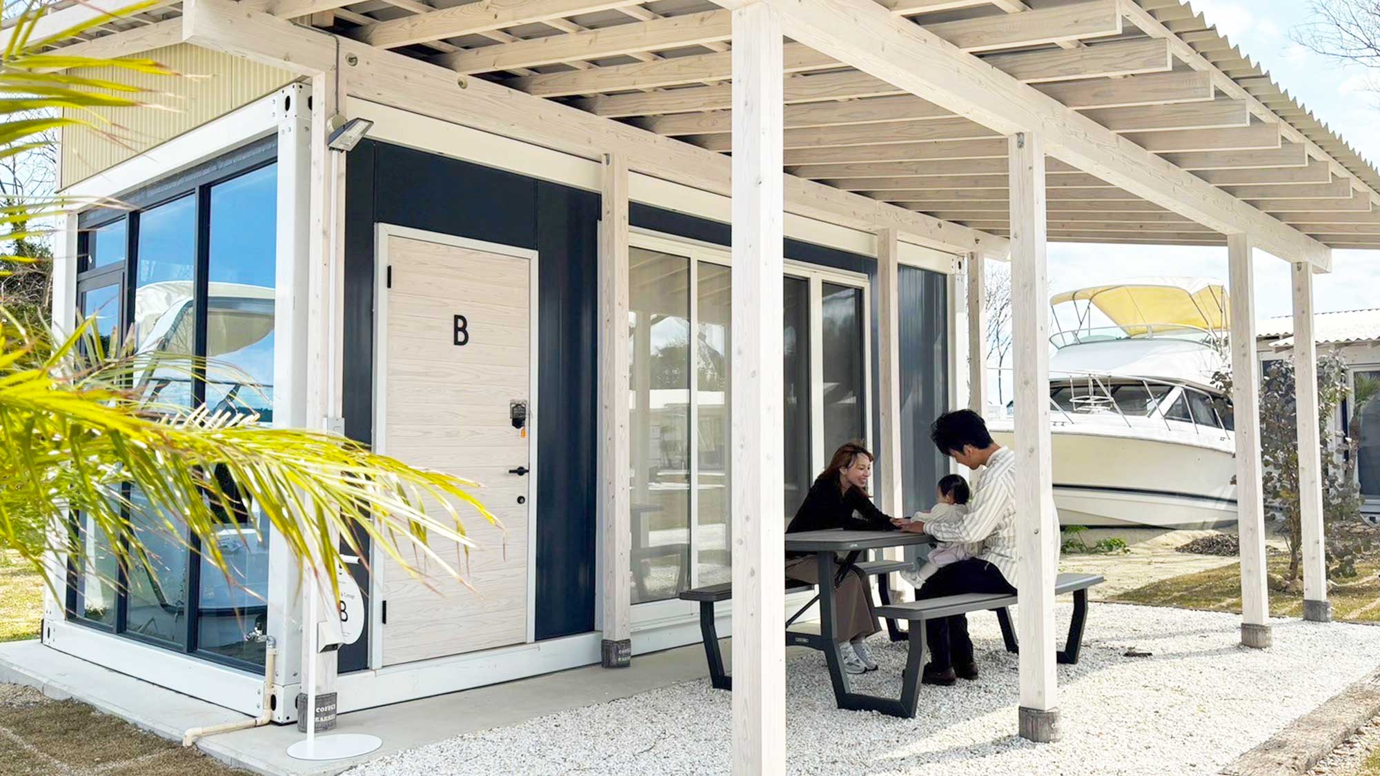 【クルーザーコテージB】外観（41.21㎡）