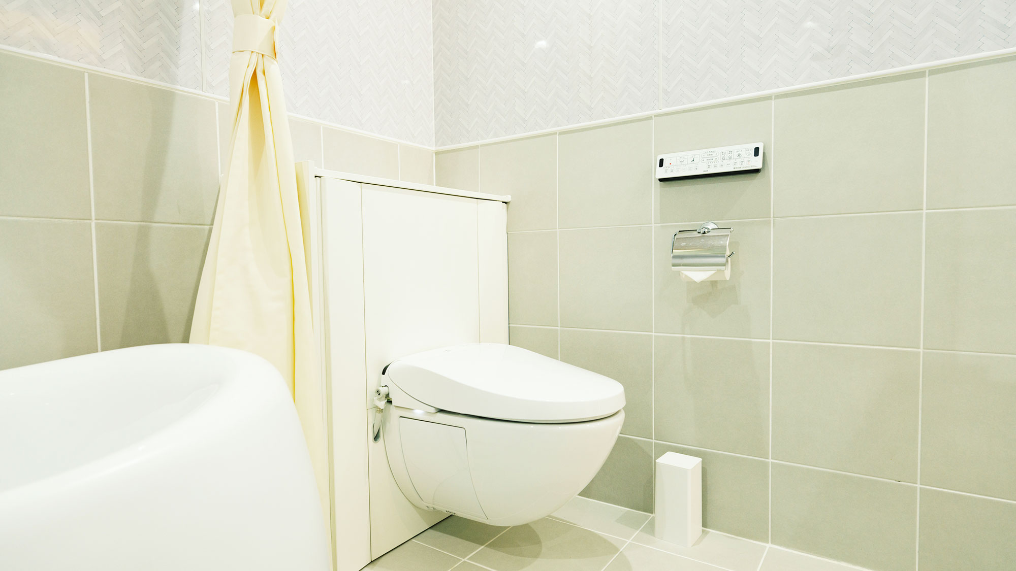 【ヴィラC・ペット可／72.04㎡】清潔感あふれるバスルーム。