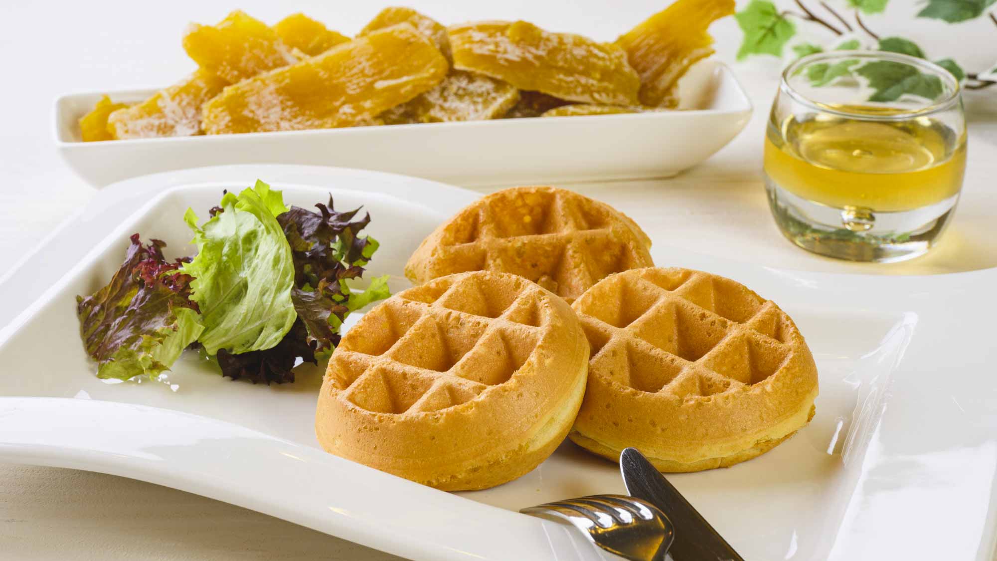 【ひたちなか・土浦阿見限定】茨城県は日本一の干し芋の産地。まろやかな干し芋の美味しさをワッフルに。