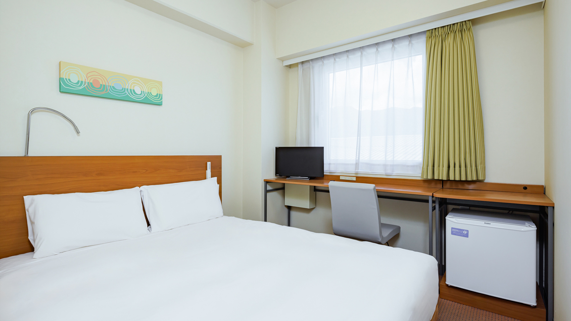 【1ベッド】ダブルルーム◆ベッド幅155ｃｍ×1台◆広さ14平米