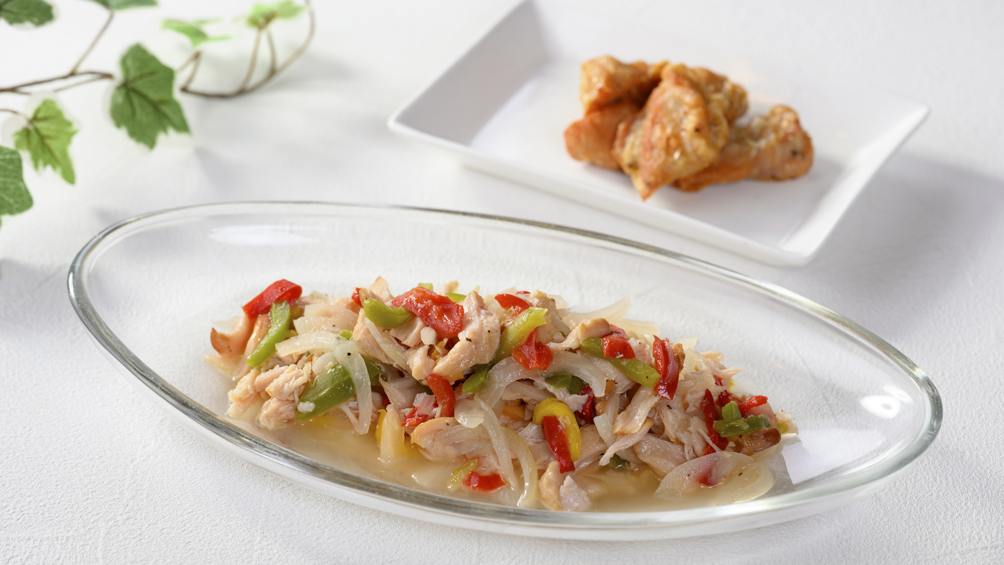 【福島西インター限定】燻製で旨味を凝縮した川俣シャモと彩り野菜を合わせた贅沢マリネ