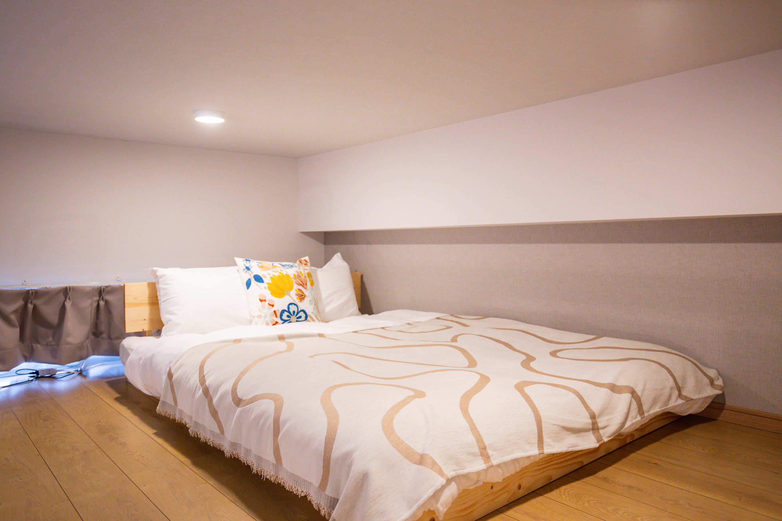 ダブルベッド1台