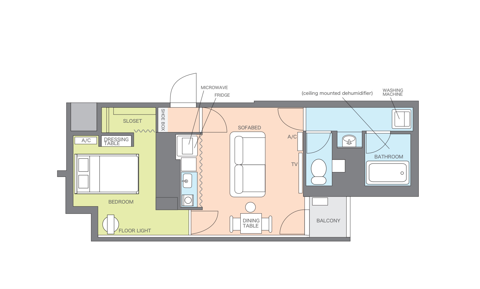 タイプA・間取り図