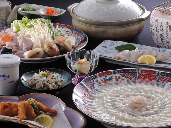 当館自慢のふぐフルコース