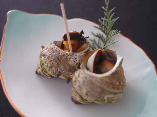 海の恵み（さざえ）