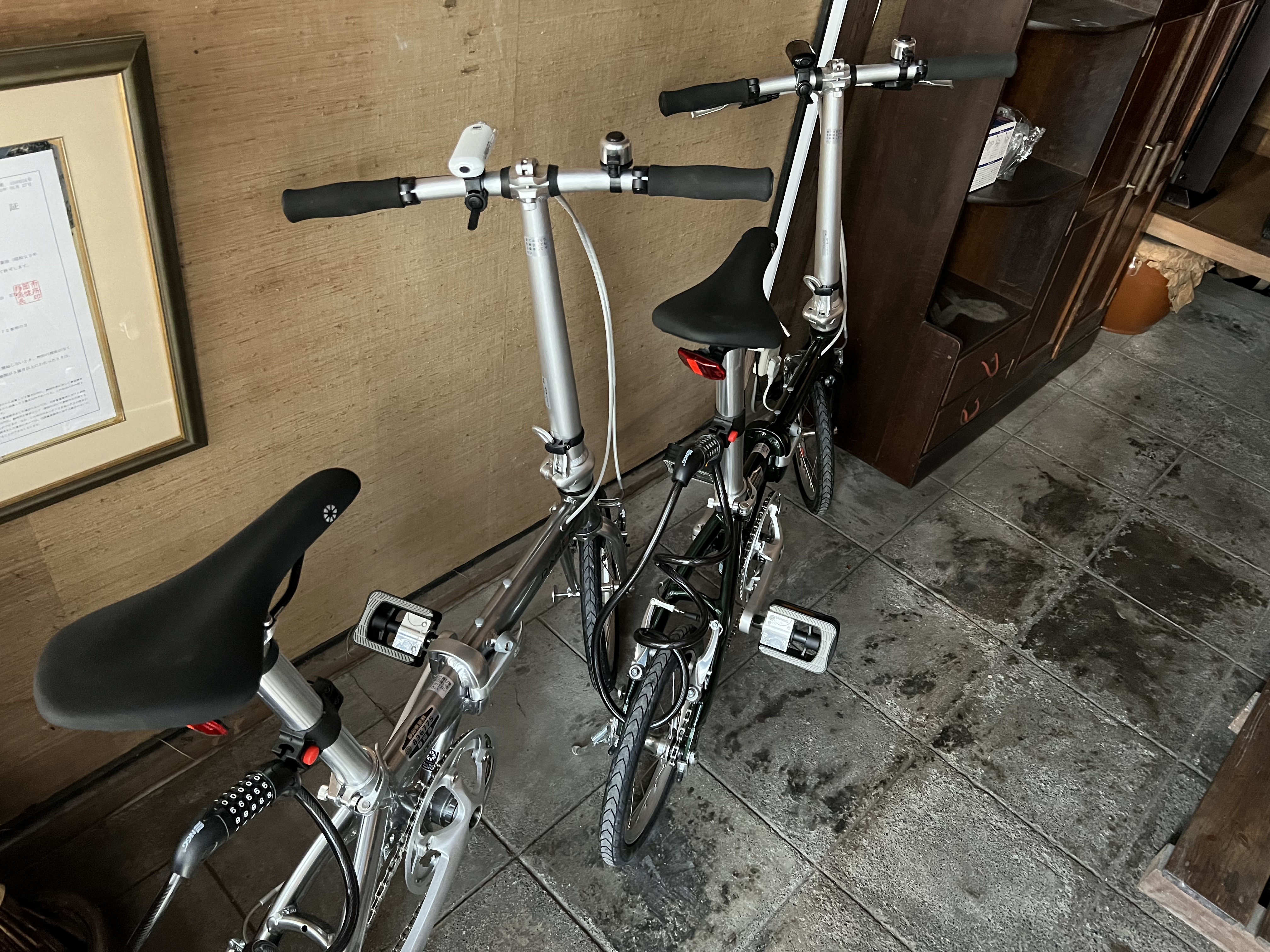 素空庵　自転車２台（無料）